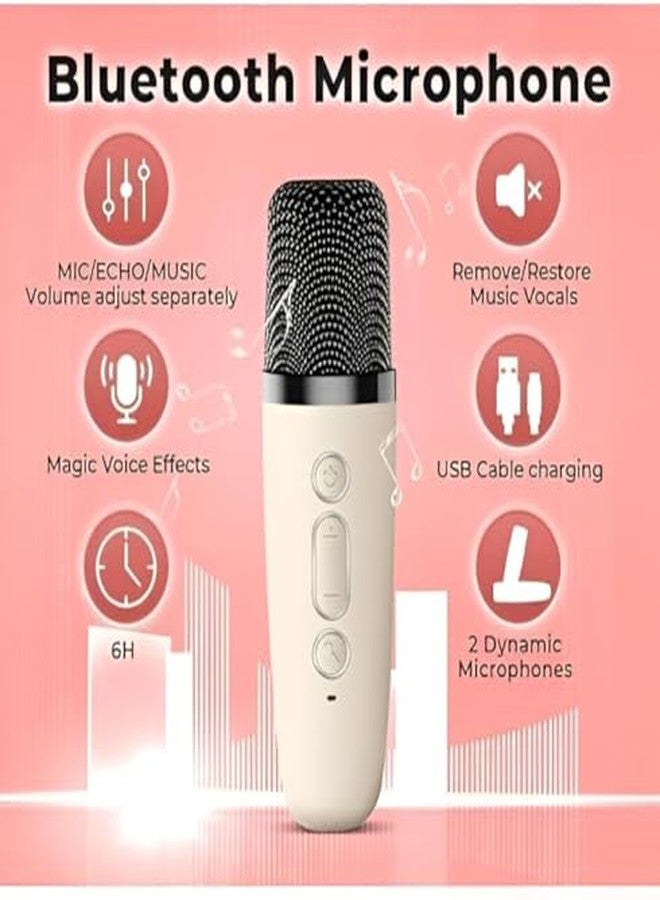 ZENITY Wireless Bluetooth Kids Karaoke Mic & Speaker with RGB LED Lights - Fun Musical Gift for Boys & Girls, Portable and Rechargeable - Image 5